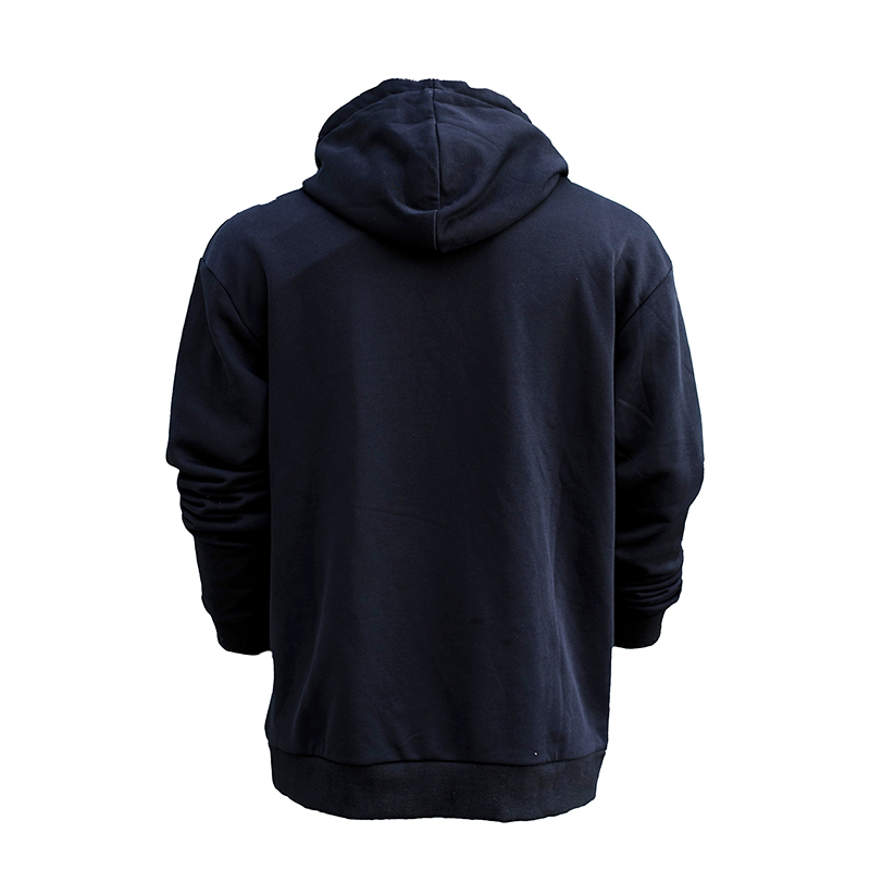  Black hoody with black KGL logo and white