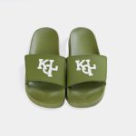 Slight army green slide with with KGL log . Available sizes