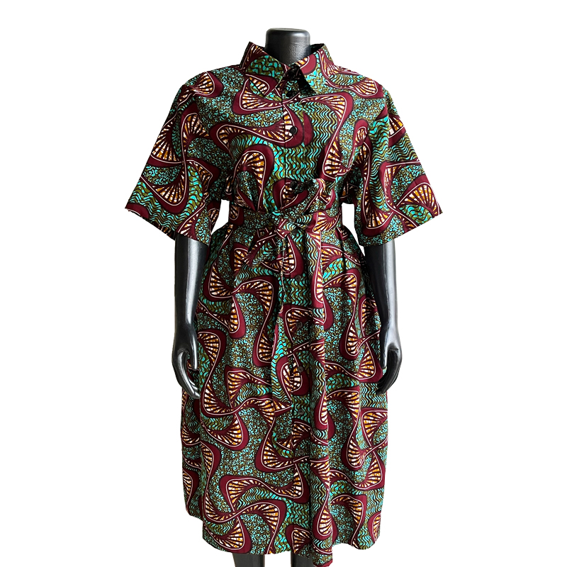 Kitenge shirt Dress Gurafrica Rwanda