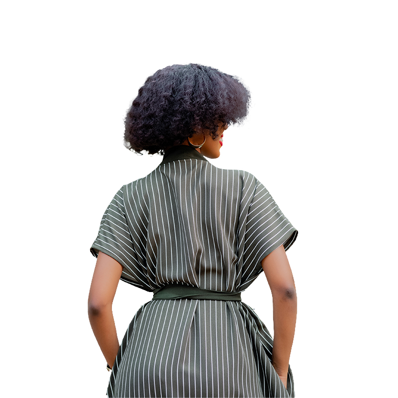  Short sleeves maxi kaftan